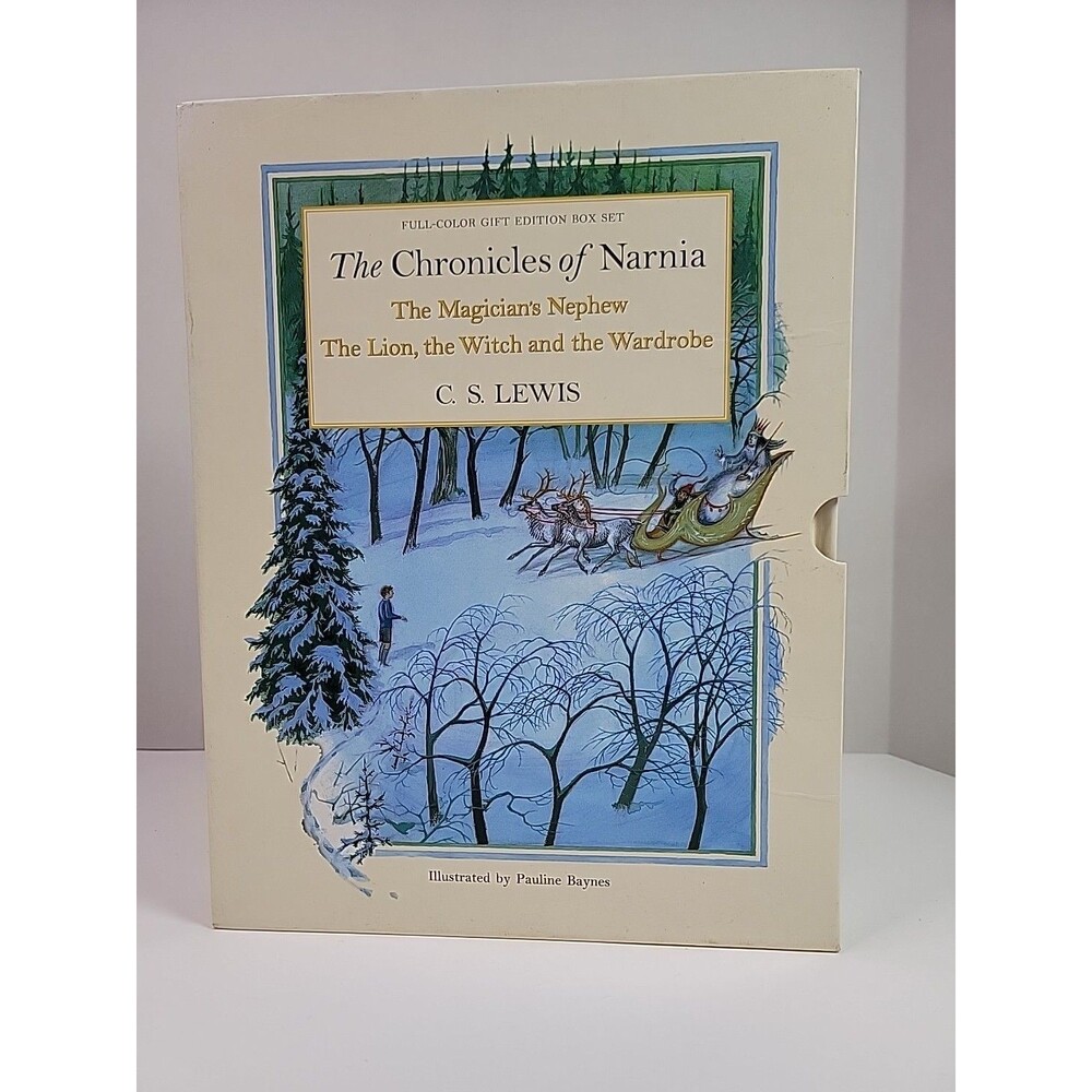 The Chronicles of Narnia Full Color Gift Edition Hardcover Book Box Set CS Lewis